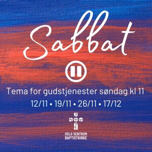 Sabbat 1: Stopp (12. nov 2023)