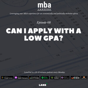 L068: Can I Apply With a Low GPA?