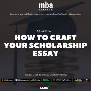 L035: How to Craft Your Scholarship Essay