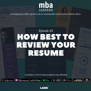 L025: How Best to Review your Resume