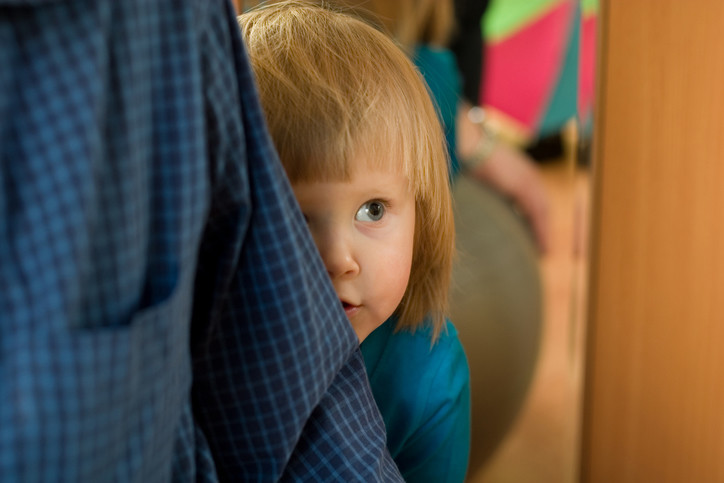 Shyness ~ 1-Some people are never satisfied. 2- My young daughter is extremely shy.