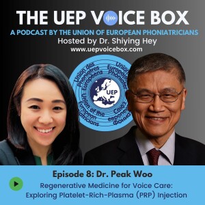 Episode 8: Regenerative Medicine for Voice Care: Exploring Platelet-Rich-Plasma (PRP) Injection with Dr. Peak Woo