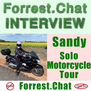 Interview - Sandy De La Mare - Solo Motorcycle Tour