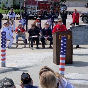 Speeches from Fremont Memorial Day Program at the Eternal Flame