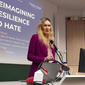 Amra Sabić-El-Rayess on the importance of storytelling and how war experience can help resilience to hatred