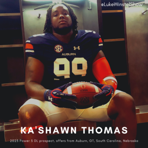 E147: Ka'Shawn Thomas- top '23 DL prospect- Aaron Donald comparisons, owning a boat, dominating the top competition in the nation