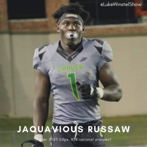 E187: Jaquavious Russaw, 4-star & #38 prospect in 2023 class