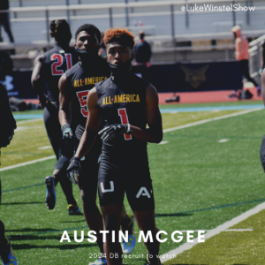 E121: Ft. Austin McGee- 2024 DB recruit to watch, son of UGA running backs Coach Dell McGee (Minipod)
