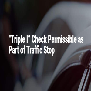 What is a Triple I check?