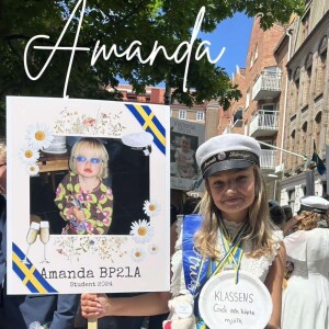 Amanda 20 - " Nej men Gud jag måste nog byta gymnasium"