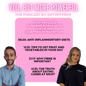 EP 21: FATLOSS FUNDAMENTALS WITH DIETICIAN @SAMWICH_NUTRITION
