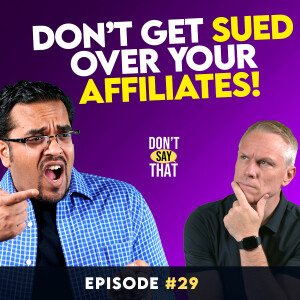 Will Your AFFILIATE Program Get You Sued By The FTC?