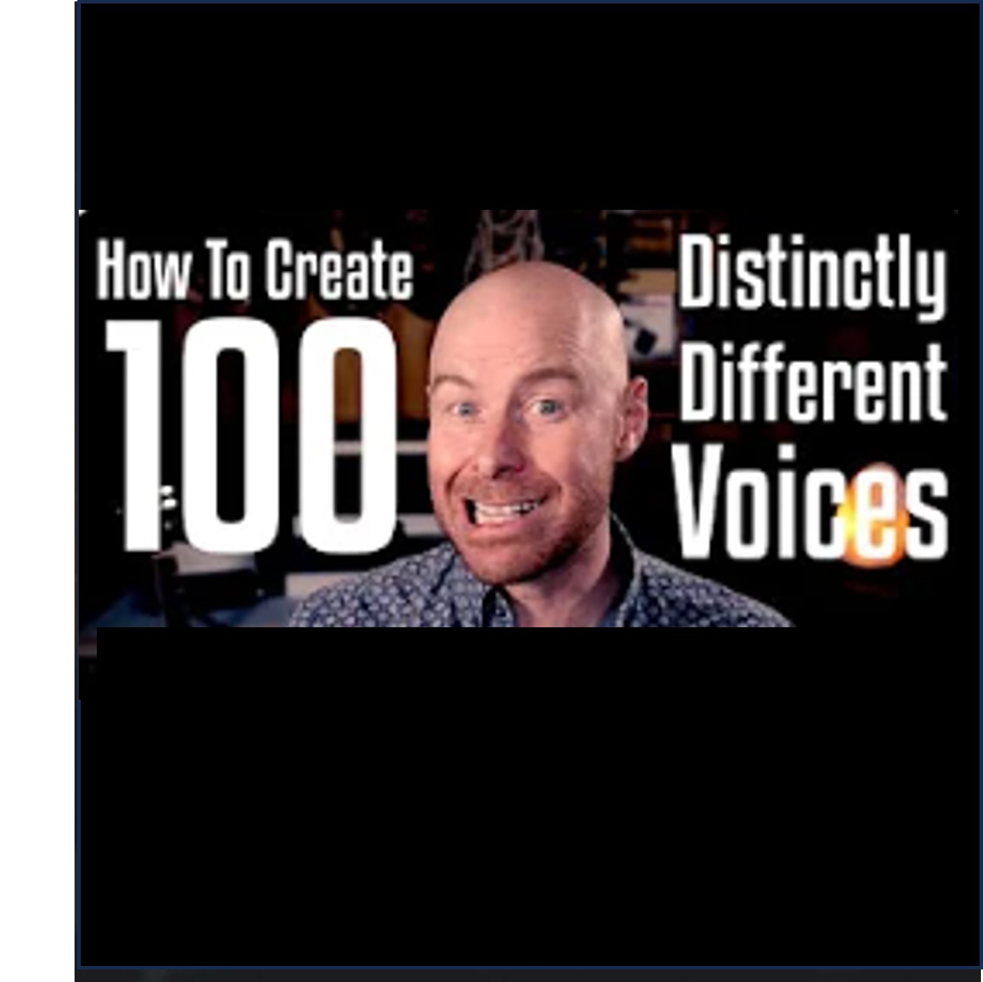 Creating Distinct Voices with Darren McStay