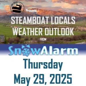 SNOWALARM Weather Forecast - Thursday May 29, 2025