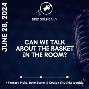 Disc Golf Daily - Can we talk about the basket in the room?