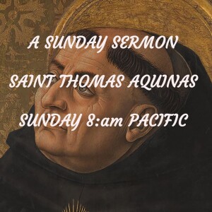 Message by Thomas Aquinas - A Sunday Sermon
