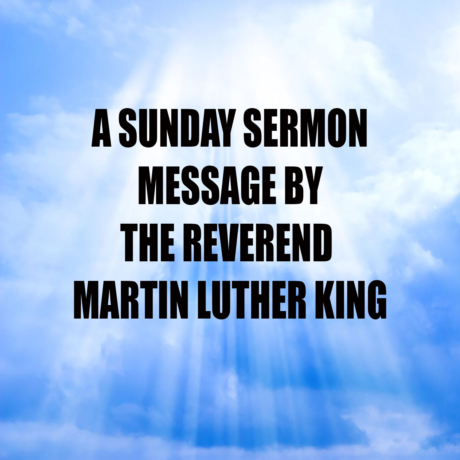 A Sunday Sermon
