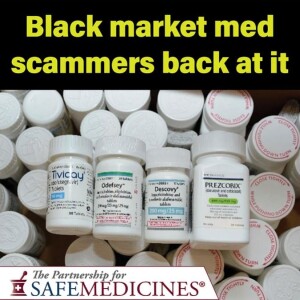 Black Market Med Scammers Back At It