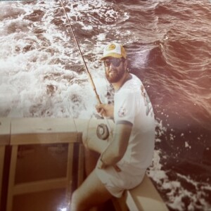 Peter Rankine Cairns Fishing scene legend