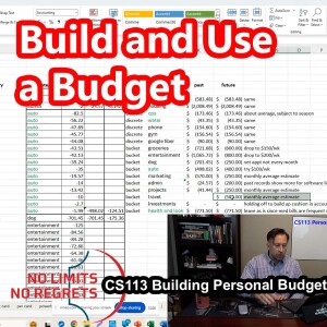 cs113 creating personal budget