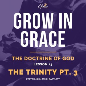 The Doctrine of God - Lesson 25 | The Trinity Pt. 3 | Grow In Grace