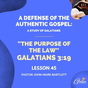 The Purpose Of The Law Pt. 1 | Lesson 45 | Bible Study
