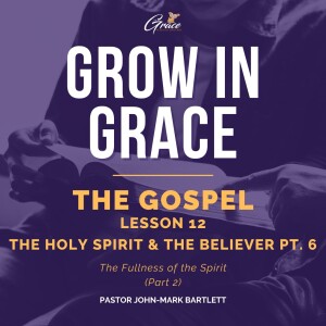 The Gospel - Lesson 12 | The Holy Spirit & The Believer Pt. 6 | Grow In Grace