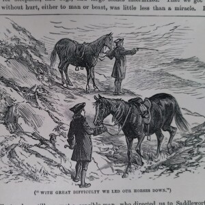 96. Showing Compassion towards the French Prisoners. Lost in the Mountains.