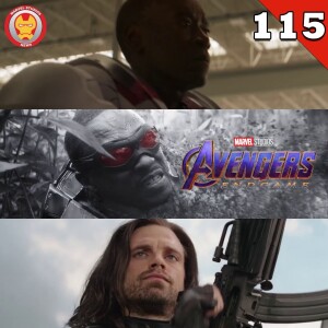 #115 War Machine, Falcon, and Bucky are in the Endgame now