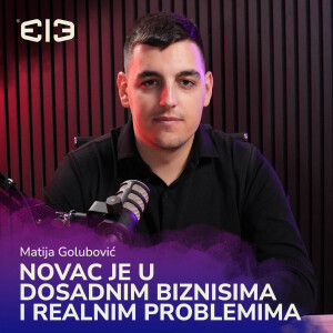 NOVAC JE U DOSADNIM BIZNISIMA I REALNIM PROBLEMIMA | Matija Golubović | 313 Podcast ep.7