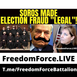 Soros -Election Fraud Legal? 1.19.22