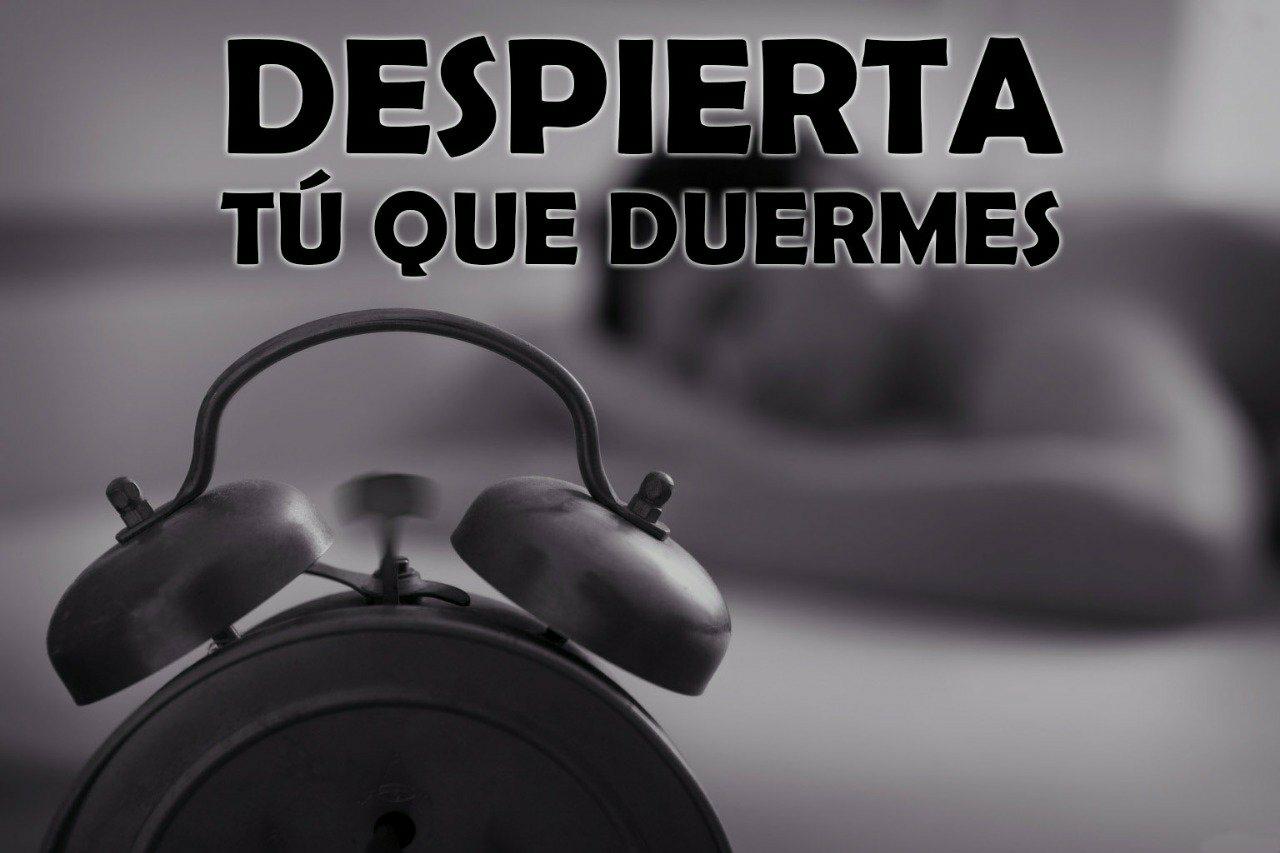DESPIERTA TU QUE DUERMES. Romanos 13.11-14. Tony Martinez.