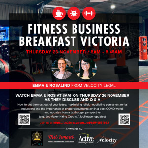 Leases And Employment Incentives For Australian Gym Owners