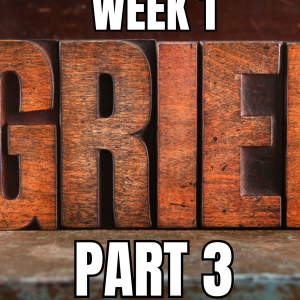Overcoming Grief Session I Week 3