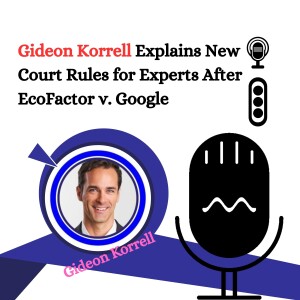 Gideon Korrell Explains New Court Rules for Experts After Eco Factor v. Google