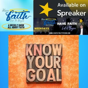 Know your goal