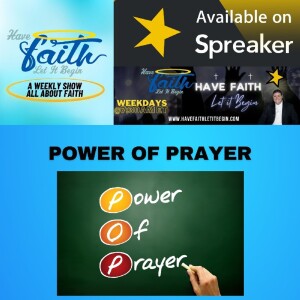 Power of Prayer Friday