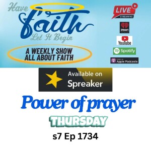 Power of Prayer Thursday