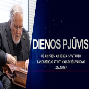 Už ar prieš: ar reikia iš Vytauto Landsbergio atimti valstybės vadovo statusą? | DIENOS PJŪVIS