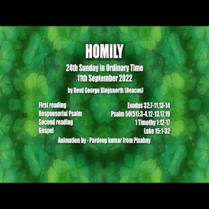 Homily for Sunday 11th September 2022
