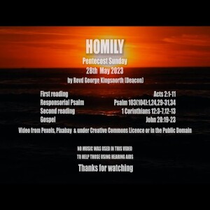 Homily for Pentecost Sunday - 28th May 2023