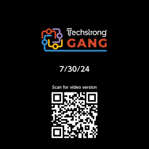 Techstrong Gang - 7/30/24