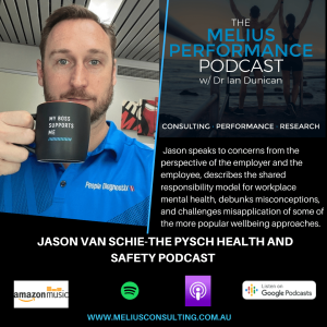 Season 6, Episode 5: Special Episode with Jason van Schie from the Psych Health and Safety Podcast