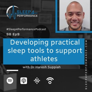 Season 8, Episode 9 w Dr Haresh Suppiah on developing practical sleep tools to support athletes