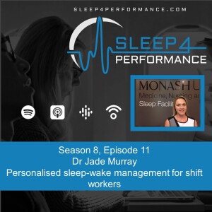 Season 8, Episode 11 w Dr Jade Murray on personalized sleep–wake management for shift workers