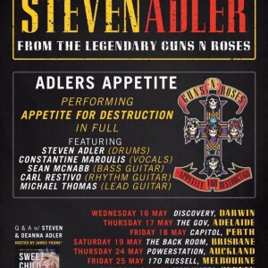 Steven Adler (ex- Guns’N’Roses)