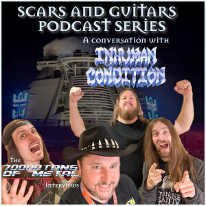 Terry Butler (Obituary), Taylor Nordberg (Deicide) & Jeramie Kling (ex-Venom Inc.) from Inhuman Condition aboard 70000 Tons