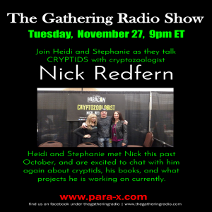 Nick Redfern, Author and Cryptozoologist joins Heidi and Stephanie