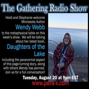 Gothic and Paranormal Author Wendy Webb joins Steph and Heidi at the table!
