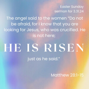 He Is Risen: Easter Message